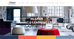 Desktop Screenshot of alearn.nl