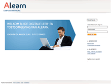 Tablet Screenshot of demo.alearn.nl